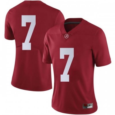 Women's Alabama Crimson Tide #7 Braxton Barker Crimson Limited NCAA College Football Jersey 2403WZRB4